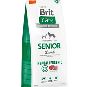 BRIT CARE DOG HYPOALLERGENIC SENIOR LAMB 12KG - PERRO SENIOR HIPOALERGENICO CORDERO
