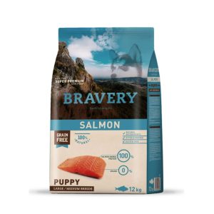 Bravery alimento Perro salmon puppy medium/large breed 12kg
