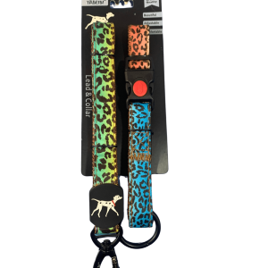 COLLAR CON CORREA ANIMAL PRINT MULTICOLOR