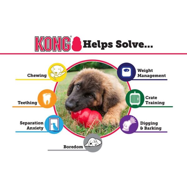 KONG CLASSIC M - JUGUETE PARA PERRO MASTICABLE Y RELLENABLE TAMAÑO M - Imagen 3