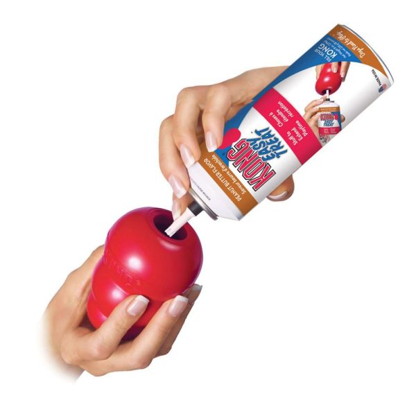 KONG CLASSIC M - JUGUETE PARA PERRO MASTICABLE Y RELLENABLE TAMAÑO M - Imagen 4