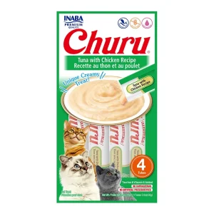 CHURU GATO ATUN CON POLLO 56 GR 4P