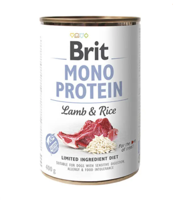 Brit Care alimento Perro mono protein lamb and rice 400g