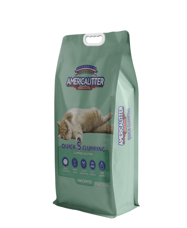 ARENA AMERICA LITTER QUICK CLUMPING SIN AROMA 15KG