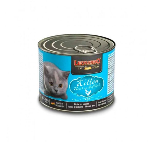 Leonardo alimento Gato lata quality selection kitten 200g