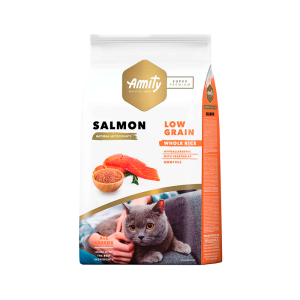 Amity alimento Gato low grain Salmon 7 kg