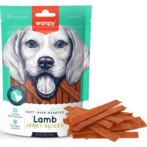 Wanpy snack perro soft lamb jerky slice 100g