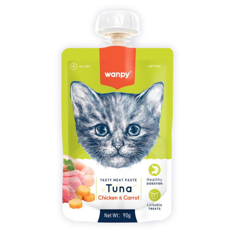 Wanpy meat paste gato tuna chicken carrot 90g