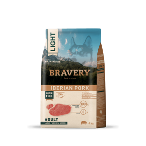 Bravery Light Iberian Pork Large/Medium Breed 4 Kg