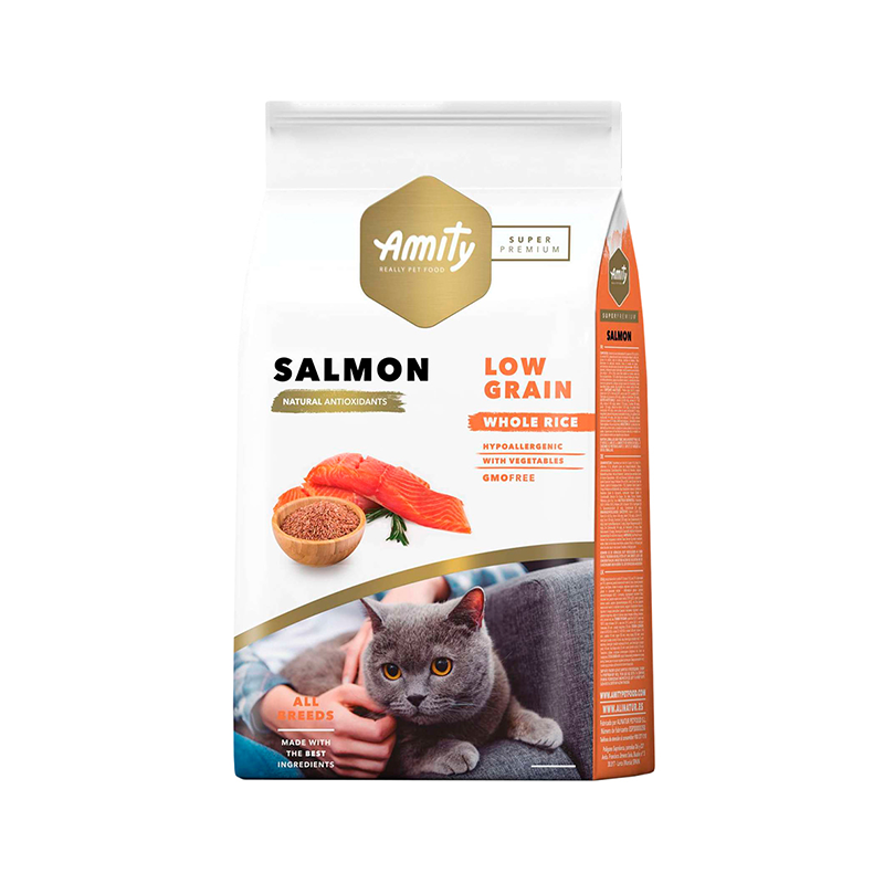 Amity Low Grain Salmon Adult Cat 2Kg