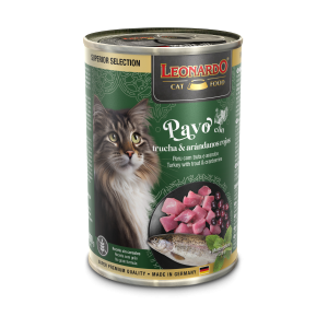 Leonardo Superior Selection Pavo Con Trucha Y Arándanos Rojos 400 Gr