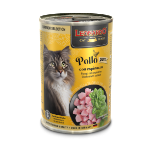Leonardo Superior Selection Pollo Con Espinaca 400Gr