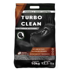 Turbo Clean Arena Aglutinante Odor Control 10Kg Aroma Cafe Moka