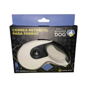 Correa Retractil Para Perro Wonder Dog 3  Metros Hasta 10 Kilos